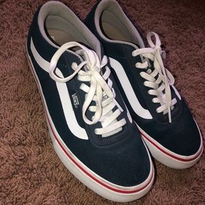 RARE Red and navy old school vans